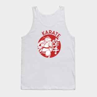 Karate Turtle Cool Japanese kanji Gift Tank Top